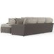 Canyon Umber 5 Piece Modular LAF Chaise Sectional with Pillows