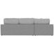 Canyon Platinum 2 Piece Modular LAF Chaise Sectional with Pillows