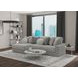 Canyon Platinum 2 Piece Modular LAF Chaise Sectional with Pillows