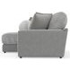 Canyon Platinum 2 Piece Modular LAF Chaise Sectional with Pillows
