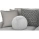 Canyon Platinum Modular LAF Chaise Sectional with Pillows