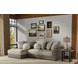 Canyon Umber 2 Piece Modular LAF Chaise Sectional with Pillows