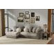 Canyon Umber 2 Piece Modular LAF Chaise Sectional with Pillows