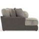 Canyon Umber 2 Piece Modular LAF Chaise Sectional with Pillows