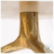 Como Antique Gold Accent Table