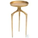Como Antique Gold Accent Table