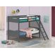 Littleton Grey Twin Over Twin Bunk Bed
