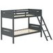Littleton Grey Twin Over Twin Bunk Bed