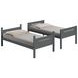 Littleton Grey Twin Over Twin Bunk Bed