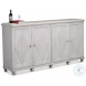 40521 White 4 Doors Sideboard