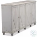 40521 White 4 Doors Sideboard