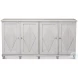 40521 White 4 Doors Sideboard