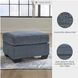 Cashton Blue Ottoman