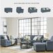 Cashton Blue Ottoman