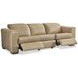 Nest Cream Leather Power Motion Living Room Set