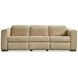 Nest Cream Leather Power Motion Living Room Set