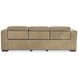 Nest Cream Leather Power Motion Living Room Set