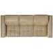 Nest Cream Leather 96" Power Motion Sofa
