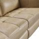 Nest Cream Leather 96" Power Motion Sofa