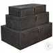 Cosmos Black Nesting Boxes Set Of 3