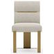 Counter Balance Oatmeal Upholstered Dining Chair