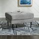 Hazela Charcoal Ottoman