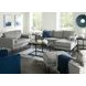Hazela Charcoal Sofa with Chaise