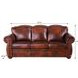 Arizona Marco Leather 89" Sofa with Nailhead Trim