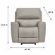 Laredo Cement Leather Zero Gravity Glider Power Recliner with Power Headrest and USB Charging
