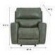 Laredo Sage Moss Leather Zero Gravity Glider Power Recliner with Power Headrest and USB Charging