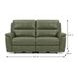 Laredo Sage Moss Leather 77" Zero Gravity Power Reclining Console Loveseat with Power Headrest and USB Charging