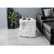 4116 White Square Accent Table