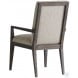 Santana Bodega Upholstered Dining Arm Chair Set of 2