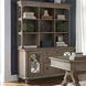 Timeless Grace Heathered Taupe 56" Credenza with Hutch