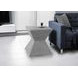 4125 Gray Square Accent Table