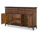 Fenmore Mocha and Distressed Cherry 4 Door Credenza