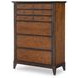 Fenmore Mocha and Distressed Cherry 6 Drawer Chest