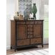 Fenmore Mocha and Distressed Cherry 9 Drawer Chest