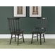 Fenmore Mocha and Distressed Cherry Spindle Arm Chair Set of 2