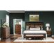 Fenmore Mocha and Distressed Cherry Queen Panel Bed
