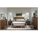 Fenmore Mocha and Distressed Cherry Queen Poster Bed