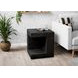 4132 Black Square Accent Table