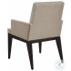 Zanzibar Ivory Murano Upholstered Arm Chair