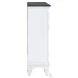 Emerson Park Wire Brushed White and Charcoal 42" Accent Hall Console