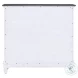 Emerson Park Wire Brushed White and Charcoal 42" Accent Hall Console