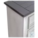 Emerson Park Wire Brushed White and Charcoal 42" Accent Hall Console
