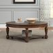 Allington Satin Sienna Oval Occasional Table Set
