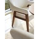 Seacove La Costa White Upholstered Dining Arm Chair