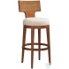 La Costa Linen weave Calavera Woven Swivel Bar Stool