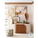 La Costa veneered Anticato  And Sierra Tan Seabourne Console Table